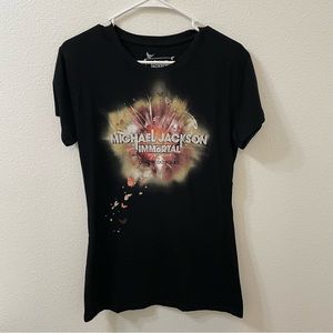 Michael Jackson immortal world tour shirt black 2xl